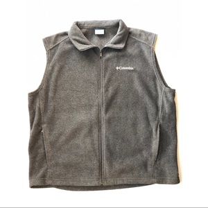 EUC Columbia Men’s Fleece Vest XL Gray